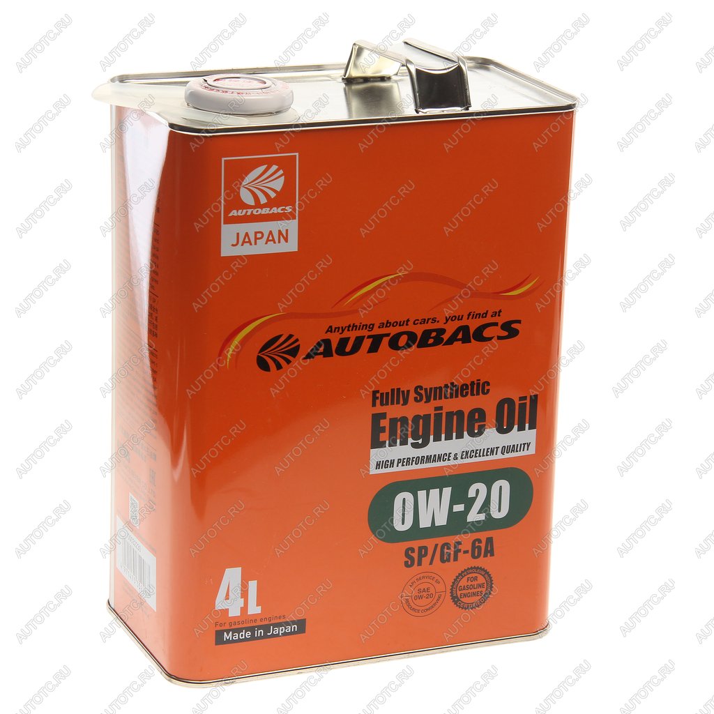 4 999 р. Масло моторное ENGINE OIL 0W20 синт.4л Япония AUTOBACS AUTOBACS a00032230  с доставкой в г. Кемерово