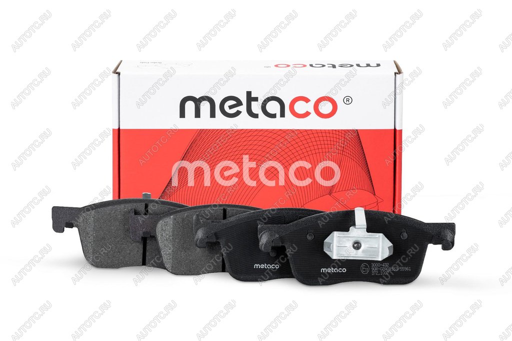 3 499 р. Колодки тормозные передние (4шт.) METACO CITROEN Jumper 230 (1994-2002)  с доставкой в г. Кемерово