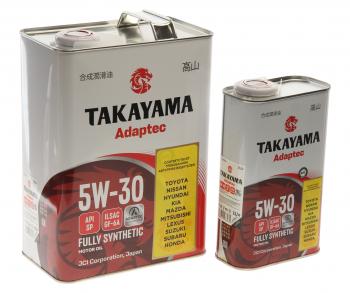 2 659 р. Масло моторное Adaptec SPGF-6A 5W30 синт.4+1л TAKAYAMA TAKAYAMA 101942  с доставкой в г. Кемерово. Увеличить фотографию 1