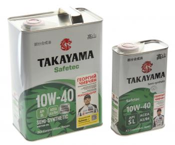 2 249 р. Масло моторное Safetec A3B4 10W40 псинт.4+1л TAKAYAMA TAKAYAMA 605621  с доставкой в г. Кемерово. Увеличить фотографию 1