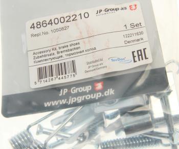 489 р. Ремкомплект NISSAN Micra (02-10) колодок тормозных задних JP JP 4864002210  с доставкой в г. Кемерово. Увеличить фотографию 2