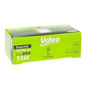 22 р. Лампа 24V T4W BA9s (1шт.) Essential VALEO VALEO 032962  с доставкой в г. Кемерово. Увеличить фотографию 3