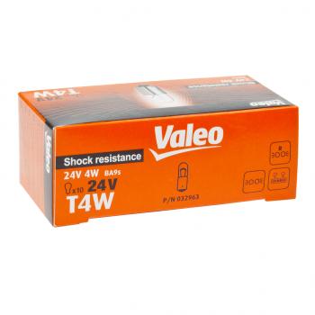 27 р. Лампа 24V T4W BA9s вибростойкая (1шт.) VALEO VALEO 032963  с доставкой в г. Кемерово. Увеличить фотографию 3