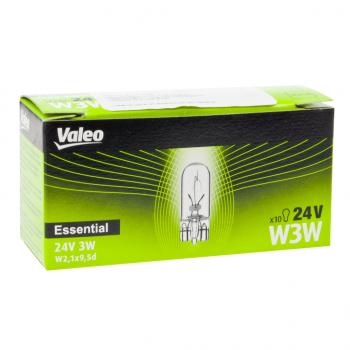 25 р. Лампа 24V W3W W2.1x9.5d (1шт.) Essential VALEO VALEO 032955  с доставкой в г. Кемерово. Увеличить фотографию 2