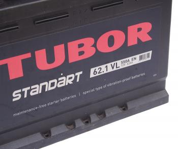 9 499 р. Аккумулятор TUBOR Standart 62Ач TUBOR 6ст62(1)  с доставкой в г. Кемерово. Увеличить фотографию 2