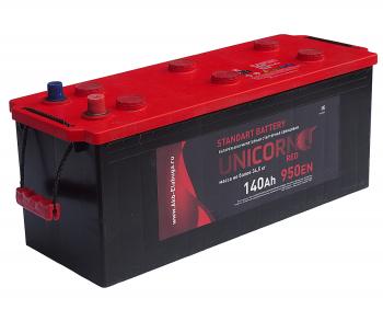 17 299 р. Аккумулятор UNICORN Red 140Ач UNICORN 6ст140(4)  с доставкой в г. Кемерово. Увеличить фотографию 1