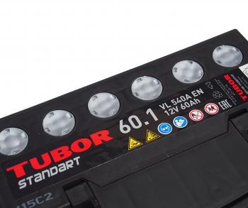 8 999 р. Аккумулятор TUBOR Standart 60Ач TUBOR 6ст60(1)  с доставкой в г. Кемерово. Увеличить фотографию 3
