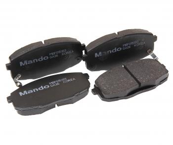 1 979 р. Колодки тормозные HYUNDAI Creta (17-),i30 KIA Ceed (07-) передние (4шт.) MANDO MANDO mbf015183 MANDO mbf015183  с доставкой в г. Кемерово. Увеличить фотографию 1