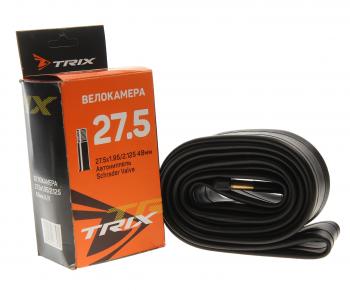 419 р. Камера велосипедная 27.5 1.95х2.125 автовентиль TRIX TRIX ут00018609  с доставкой в г. Кемерово. Увеличить фотографию 1