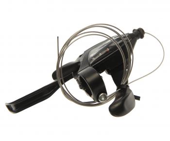 1 479 р. Шифтер велосипедный скоростной левый (3 скорости) Altus SHIMANO SHIMANO st-ef500-3l  с доставкой в г. Кемерово. Увеличить фотографию 3