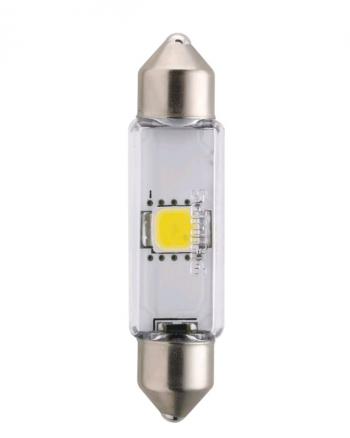 719 р. Лампа светодиодная 12V C5W SV8.5-8 43мм 6000K двухцокольная бокс (1шт.) X-Treme Vision Led PHILIPS PHILIPS 129466000kx1  с доставкой в г. Кемерово. Увеличить фотографию 2