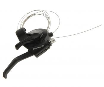 1 759 р. Шифтер велосипедный скоростной левый (8 скоростей) Tourney SHIMANO SHIMANO st-tx800-8r  с доставкой в г. Кемерово. Увеличить фотографию 2