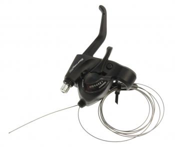 1 759 р. Шифтер велосипедный скоростной левый (8 скоростей) Tourney SHIMANO SHIMANO st-tx800-8r  с доставкой в г. Кемерово. Увеличить фотографию 1