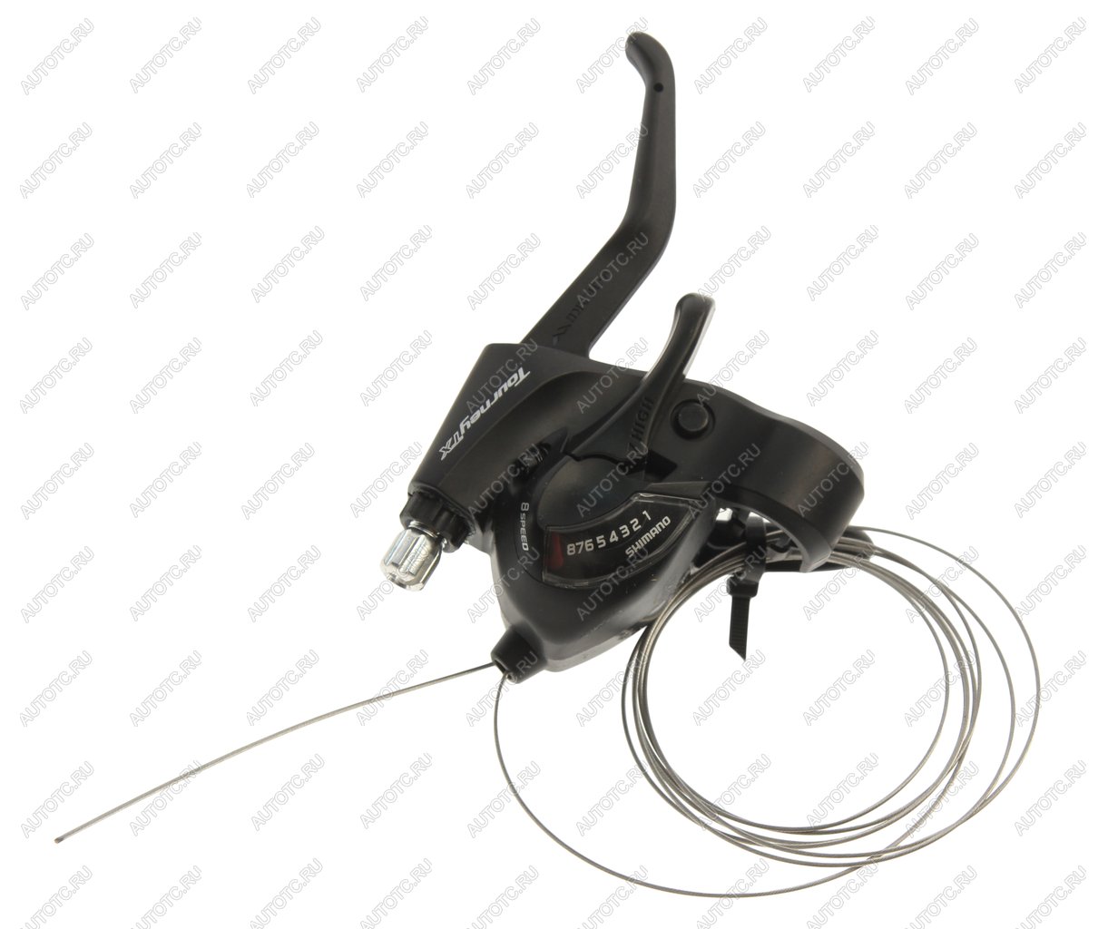1 759 р. Шифтер велосипедный скоростной левый (8 скоростей) Tourney SHIMANO SHIMANO st-tx800-8r  с доставкой в г. Кемерово