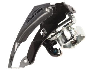 1 049 р. Переключатель велосипедный передний 34.9мм нижняя тяга Tourney SHIMANO SHIMANO fd-ty500  с доставкой в г. Кемерово. Увеличить фотографию 1