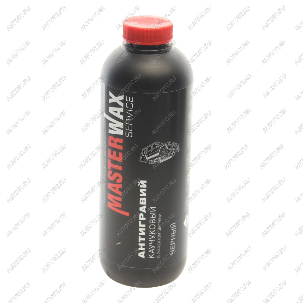 719 р. Антигравий черный 1л с эффектом шагрени в пластике MASTERWAX MASTERWAX mw030702  с доставкой в г. Кемерово