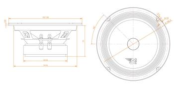 4 099 р. Колонки среднечастоные 6 (16см) 80Вт DL AUDIO DL AUDIO gryphon pro 165se  с доставкой в г. Кемерово. Увеличить фотографию 6