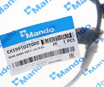 2 899 р. Датчик АБС KIA Optima (10-) колеса заднего левого MANDO MANDO ex599102t000 MANDO ex599102t000  с доставкой в г. Кемерово. Увеличить фотографию 2