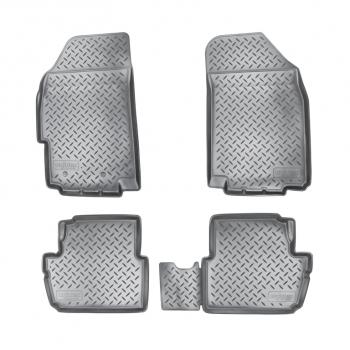 1 999 р. Коврик салона CHEVROLET Spark (11-),RAVON R2 (16-) полиуретан 4шт. NORPLAST NORPLAST npl-po-12-28  с доставкой в г. Кемерово. Увеличить фотографию 1