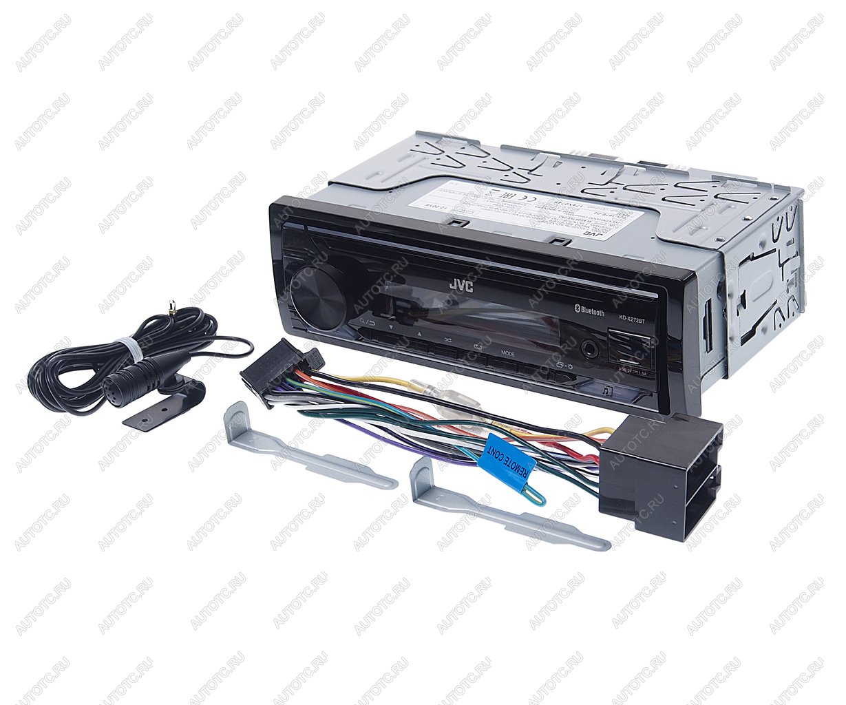 10 949 р. Магнитола автомобильная 1DIN JVC JVC kd-x272bt  с доставкой в г. Кемерово