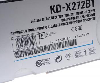 10 949 р. Магнитола автомобильная 1DIN JVC JVC kd-x272bt  с доставкой в г. Кемерово. Увеличить фотографию 5