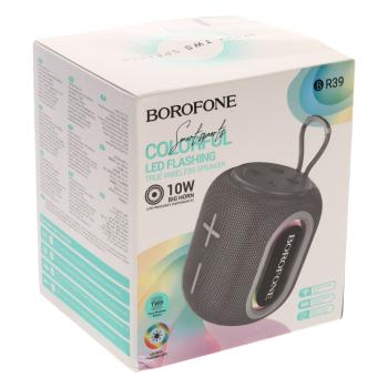 1 699 р. Колонка беспроводная bluetooth BOROFONE BOROFONE br39 grey  с доставкой в г. Кемерово. Увеличить фотографию 3