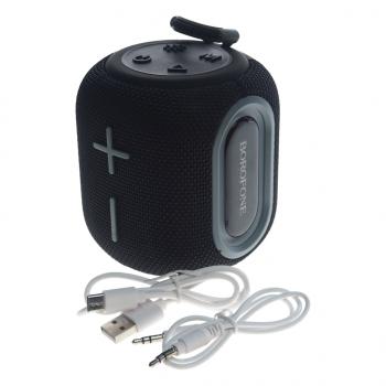 1 399 р. Колонка беспроводная bluetooth BOROFONE BOROFONE br39 black  с доставкой в г. Кемерово. Увеличить фотографию 1