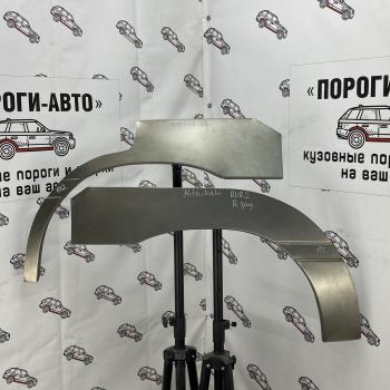 Ремонтные арки задних крыльев (Правая арка) Пороги-Авто Mitsubishi RVR  2 (1997-2002)  дорестайлинг,  рестайлинг (холоднокатаная сталь 0,8мм)