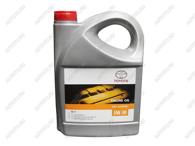 5 449 р. Масло моторное TOYOTA (пластиковая канистра) 5W-30 FE 5Л (синтетика) TOYOTA 08880-80845  с доставкой в г. Кемерово