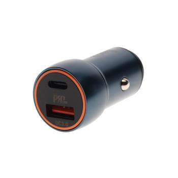 489 р. Устройство зарядное в прикуриватель 1USB + 1 Type C 12V HOCO HOCO z46a blue  с доставкой в г. Кемерово. Увеличить фотографию 1