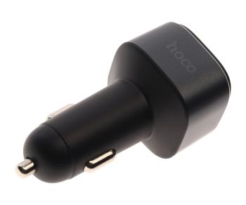 769 р. Устройство зарядное в прикуриватель с трансмиттером (bluetooth,hands free) HOCO HOCO e67 black  с доставкой в г. Кемерово. Увеличить фотографию 2