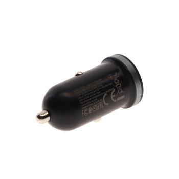 319 р. Устройство зарядное в прикуриватель 1USB + 1 Type C 12V BOROFONE BOROFONE bz22 black  с доставкой в г. Кемерово. Увеличить фотографию 3