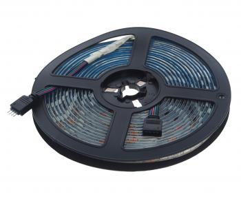 659 р. Лента светодиодная гибкая 14.4W 5м IP65 12V RGB ЭРА ЭРА ls5050 -14,4-60-12-rgb-ip65  с доставкой в г. Кемерово. Увеличить фотографию 1