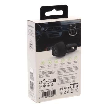 288 р. Устройство зарядное в прикуриватель 2USB 12V BOROFONE BOROFONE bz31a black  с доставкой в г. Кемерово. Увеличить фотографию 5
