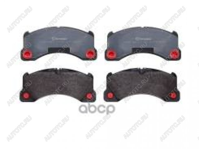 18 449 р. Колодки тормозные передние (4шт.) BREMBO Porsche Cayenne 957 (2007-2010)  с доставкой в г. Кемерово