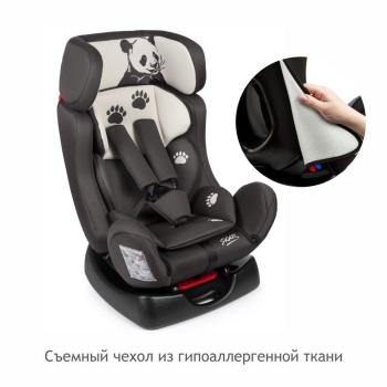 8 449 р. Автокресло детское 0-25кг (0+/I-II, 0-7лет) Диона SIGER Nissan Maxima A34 дорестайлинг (2004-2006) (серо-бежевое панда)  с доставкой в г. Кемерово. Увеличить фотографию 6