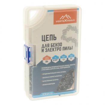 729 р. Цепь для бензопилы 64 звена 0.325 1.3мм Pro VERTEXTOOLS VERTEXTOOLS 0710-64-1-3  с доставкой в г. Кемерово. Увеличить фотографию 2