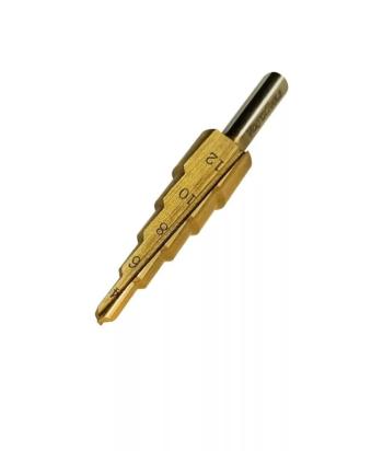 295 р. Сверло ступенчатое 4.0-12.0мм 9 ступеней VERTEXTOOLS VERTEXTOOLS 4-12  с доставкой в г. Кемерово. Увеличить фотографию 3