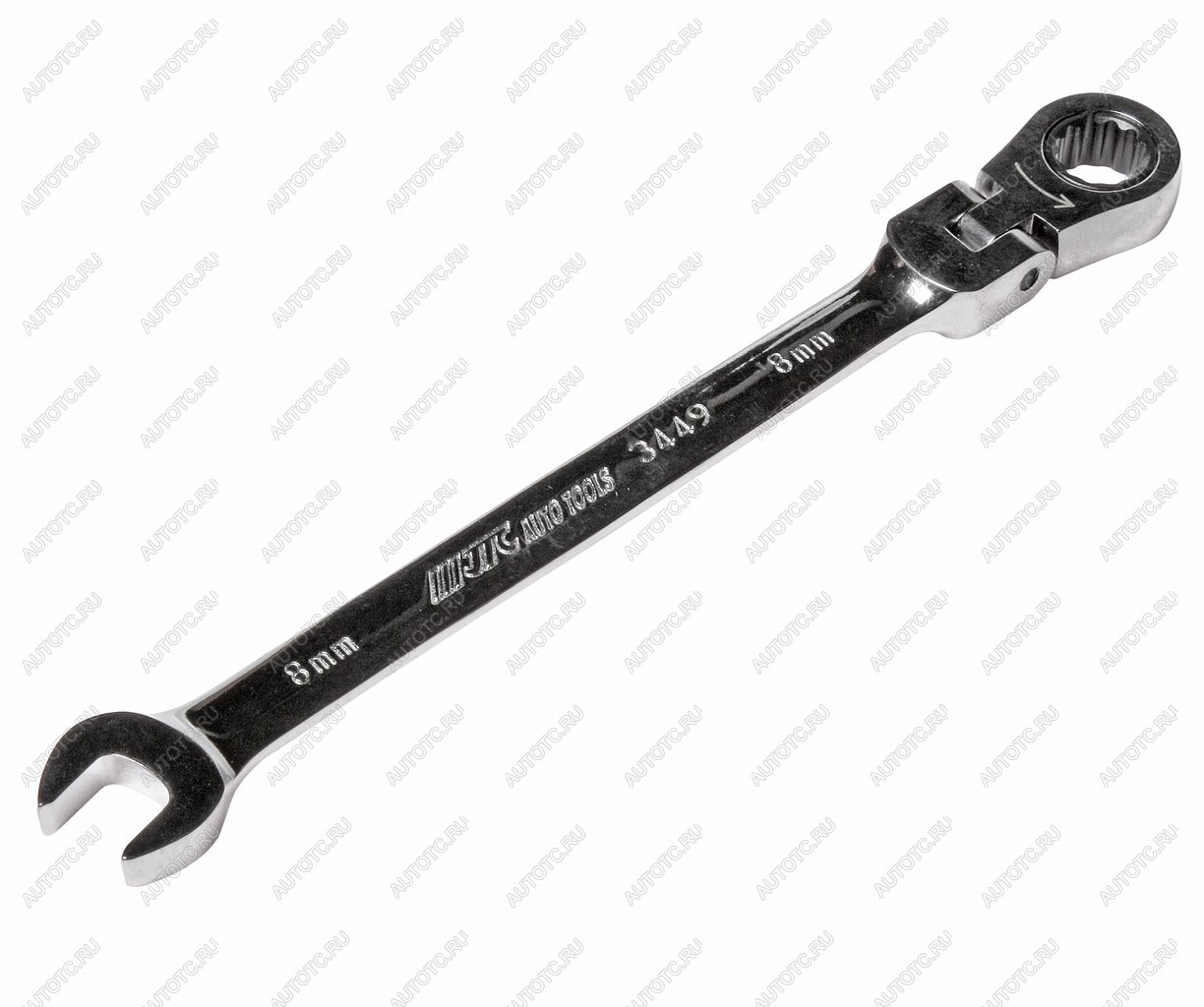 1 599 р. Ключ комбинированный 8х8мм трещоточный шарнирный JTC JTC TOOLS CO., LTD jtc-3449  с доставкой в г. Кемерово