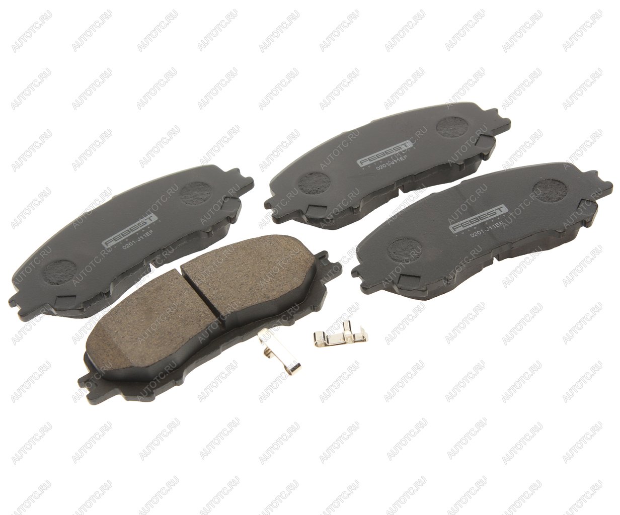 1 699 р. Колодки тормозные NISSAN Qashqai (14-) передние (4шт.) FEBEST FEBEST 0201-j11ef  с доставкой в г. Кемерово