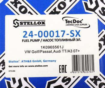 5 299 р. Насос водяной VW Passat B6,B7,Tiguan (1.8 TSI2.0 TFSI) SKODA Octavia (04-13) STELLOX STELLOX 24-00017-sx  с доставкой в г. Кемерово. Увеличить фотографию 3