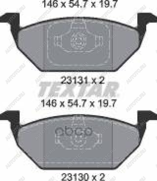 3 089 р. Колодки тормозные передние (4шт.) TEXTAR Audi A3 8VS седан рестайлин (2016-2020)  с доставкой в г. Кемерово