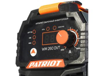14 449 р. Аппарат сварочный 10.7кВт 20-230А d=1.6-6.0 140-240В инвертор PATRIOT PATRIOT wm260dvt   с доставкой в г. Кемерово. Увеличить фотографию 7