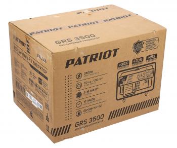 28 449 р. Бензогенератор 2.8кВт 4такт. расх.= 1.956лч. бак=15л PATRIOT PATRIOT grs 3500  с доставкой в г. Кемерово. Увеличить фотографию 6