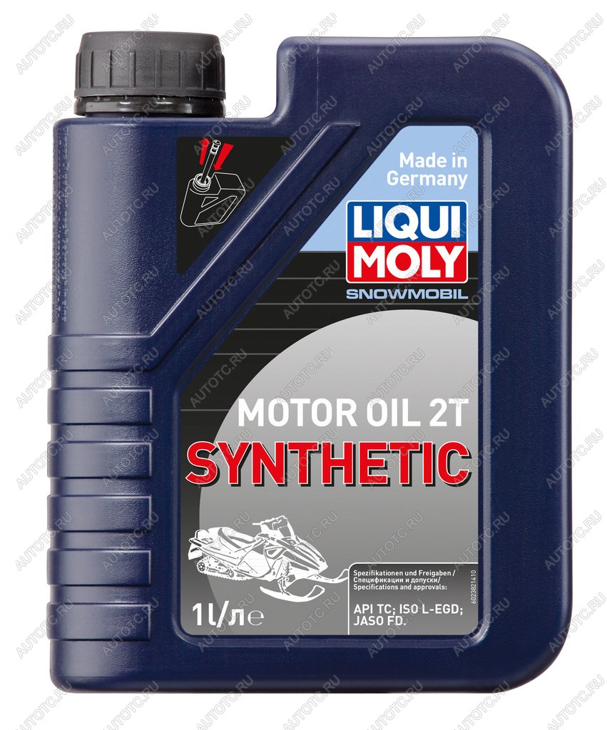 2 059 р. Масло моторное для 2-х тактных двигателей SNOWMOBIL MOTOROIL 2T синт.1л LIQUI MOLY LIQUI MOLY 2382  с доставкой в г. Кемерово