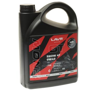 5 649 р. Масло моторное для 4-х тактных двигателей GT SNOW 4T MA-2 0W40 синт.4л MOTO LAVR LAVR ln7768  с доставкой в г. Кемерово. Увеличить фотографию 1