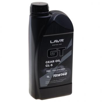 1 599 р. Масло трансмиссионное GT GEAR OIL GL-5 75W140 синт.1л MOTO LAVR LAVR ln7903  с доставкой в г. Кемерово. Увеличить фотографию 1