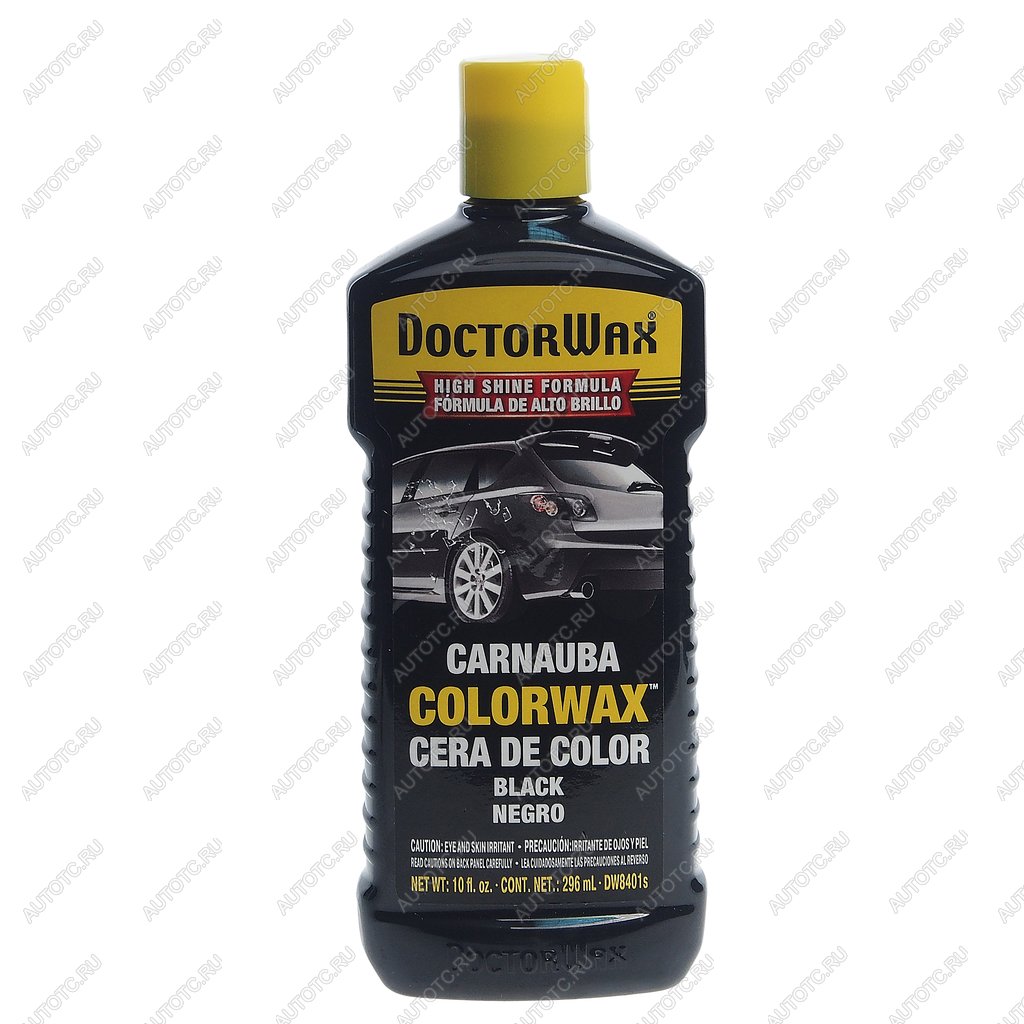749 р. Полироль кузова с тефлоном черная 300мл DOCTOR WAX DOCTOR WAX dw8401s  с доставкой в г. Кемерово