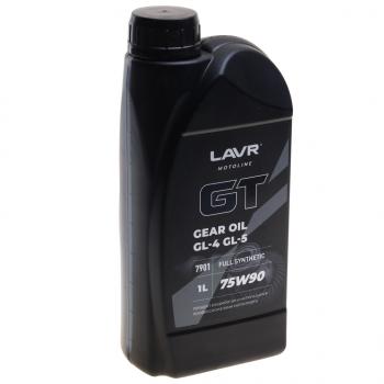 1 289 р. Масло трансмиссионное GT GEAR OIL GL-45 75W90 синт.1л MOTO LAVR LAVR ln7901  с доставкой в г. Кемерово. Увеличить фотографию 1