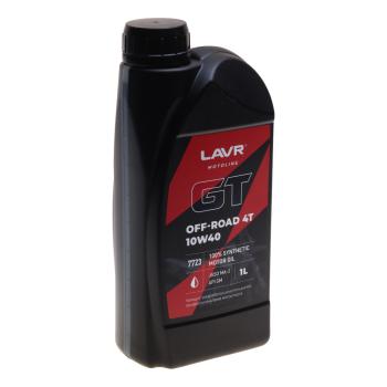 1 229 р. Масло моторное для 4-х тактных двигателей GT OFF ROAD 4T 10W40 синт.1л MOTO LAVR LAVR ln7723  с доставкой в г. Кемерово. Увеличить фотографию 1